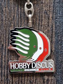 Tre ciondoli portachiavi in acciaio
smaltato