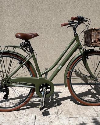 Bicicletta da Donna da Passeggio Cestino Vimini