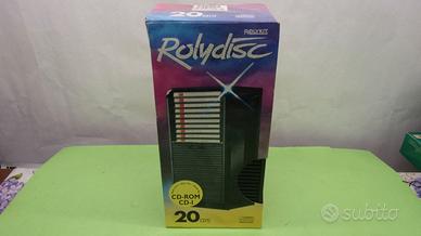 Rolydisk, contenitore per 20 CD / DVD con sportell