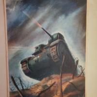 Cartolina Propaganda 1942 - CARRO ARMATO M13/40 (A