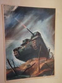Cartolina Propaganda 1942 - CARRO ARMATO M13/40 (A