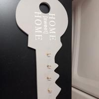 PORTA CHIAVI DA PARETE HOME SWEET