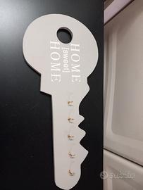 PORTA CHIAVI DA PARETE HOME SWEET