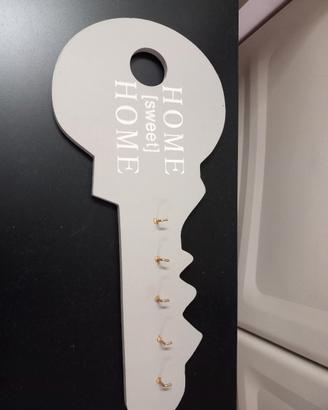 PORTA CHIAVI DA PARETE HOME SWEET