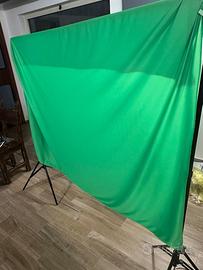 Kit Greenscreen Panno Stand Foto Video 224x308