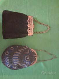 Coppia di borsette vintage 