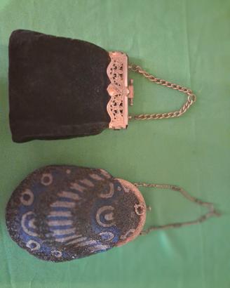 Coppia di borsette vintage 