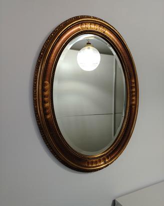 specchio cornice oro