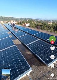 Lavori pulizia pannelli solari  fotovoltaici