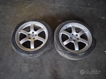 2 Cerchi In Lega Da 18" Posteriori Per Nissan 350Z