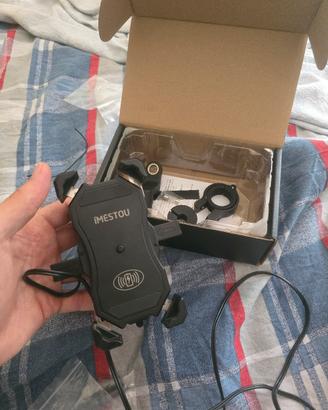 Supporto telefono moto