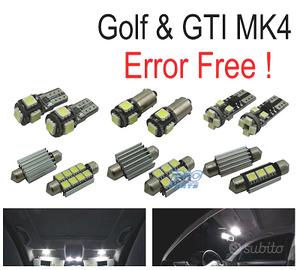 KIT 15 LAMPADE LED INTERNE PER VOLKSWAGEN VW GOLF 