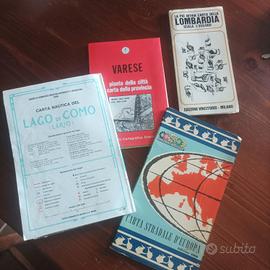 4 mappe cartacee vintage