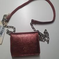 Portafoglio tracolla Camomilla Milano Rosso- Nuovo