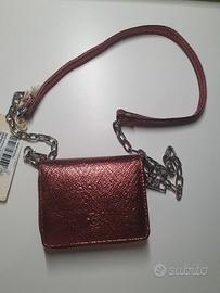 Portafoglio tracolla Camomilla Milano Rosso- Nuovo