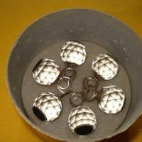 6 sei eleganti segna posti famosa ditta Swarovski