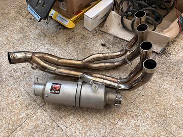 Scarico completo yamaha Xj6/xj6 diversion inox