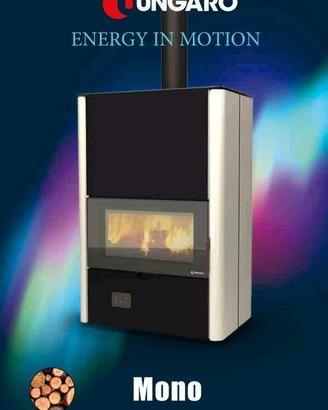 TERMOSTUFA A LEGNA "PRONTA PER IL FUNZIONAMENTO"