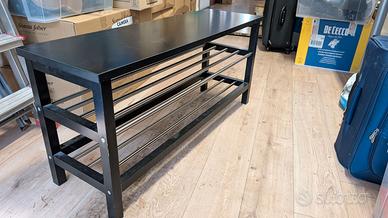 Panca con vano per scarpe