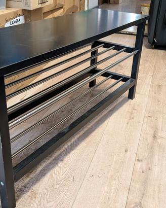 Panca con vano per scarpe