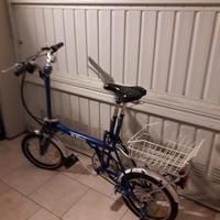 BICICLETTA PIEGHEVOLE DI BIASI R4P  PERFETTA BLU