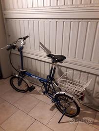 BICICLETTA PIEGHEVOLE DI BIASI R4P  PERFETTA BLU