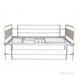 Letto ortopedico due manovelle standard con sponde