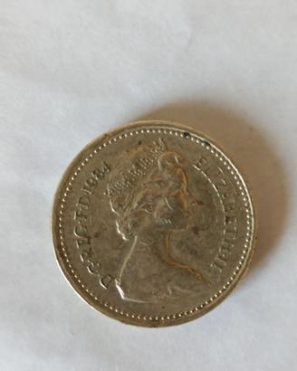 Rara Moneta Elisabeth II One Pound 1984