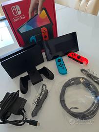MEGA KIT NINTENDO SWITCH OLED NUOVA!!!