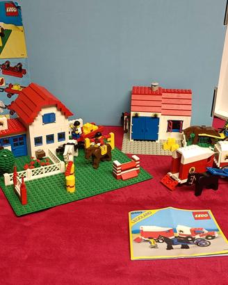 Lotto lego vintage per Diorama Cavalli 