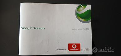 manuale istruzioni cellulare Sony Ericsson T610