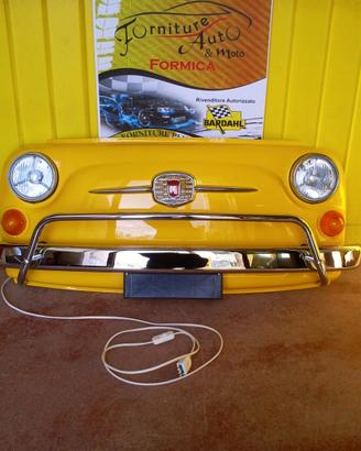 Musetto Fiat 500 Epoca Giallo Segnale