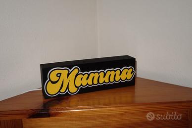 Lampada LED Personalizzata con Nome |3 colori+base