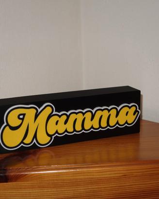 Lampada LED Personalizzata con Nome |3 colori+base