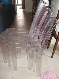 Sedie Kartell Trasparenti Originali – Set Completo