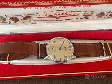 Vulcain anni ’40 Jumbo 38mm acciaio full set