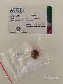 Pietra di Ambra con certificato CISGEM – 10.66 ct