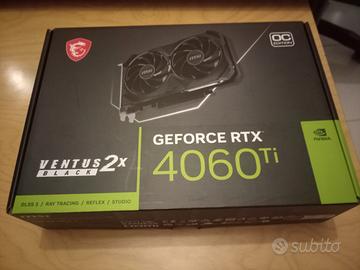 MSI Geforce RTX 4060ti (solo scatola)