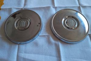 Coppe ruota Fiat d'epoca conservate.