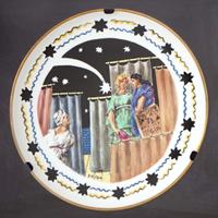 Giorgio de Chirico, piatto ceramiche Bevilacqua To