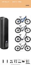batteria della bicicletta 