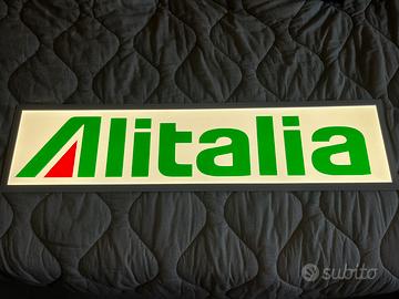 Insegna Luminosa Alitalia