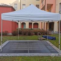 GAZEBO 3X3 BIANCO 