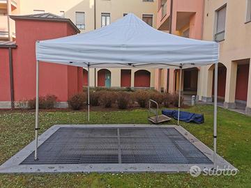 GAZEBO 3X3 BIANCO 