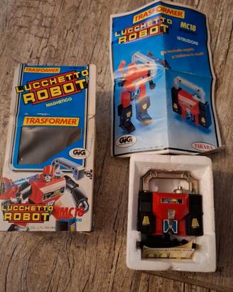 Lucchetto Robot mc18 trasformer gig Takara 1984