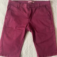 Set 2 pantaloncini uomo bordeaux e jeans taglia S