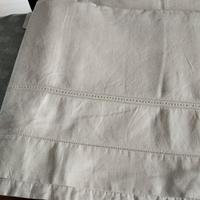 lenzuolo e federe inizi 900 ricamati a mano