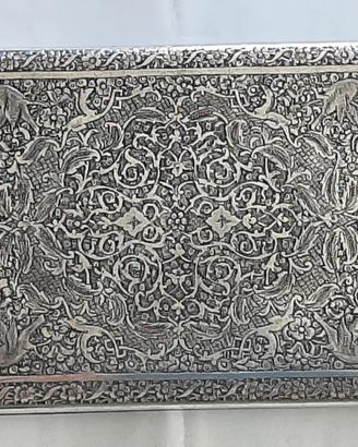 Portasigarette vintage in Argento 