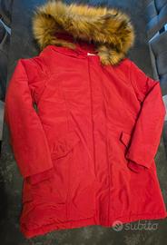 parka giacca rosso