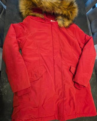 parka giacca rosso